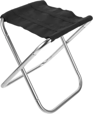Camping Folding Stool Lightweight Portable Bench Outdoor Lounge Chair for Fishing and Garden Compact Storage