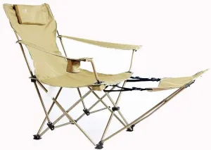 Camping Recliner Portable Folding Chair for Outdoor Travel, Fishing, and Beach Lounge