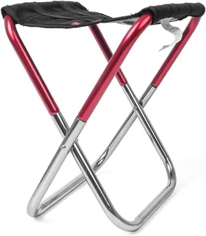 Camping Stool, Small Folding Chair, The Portable Aluminum Alloy Folding Chair Stool Seat Outdoor Fishing Camping Picnic Thickened Folding Chair Fishing (Color : 1)