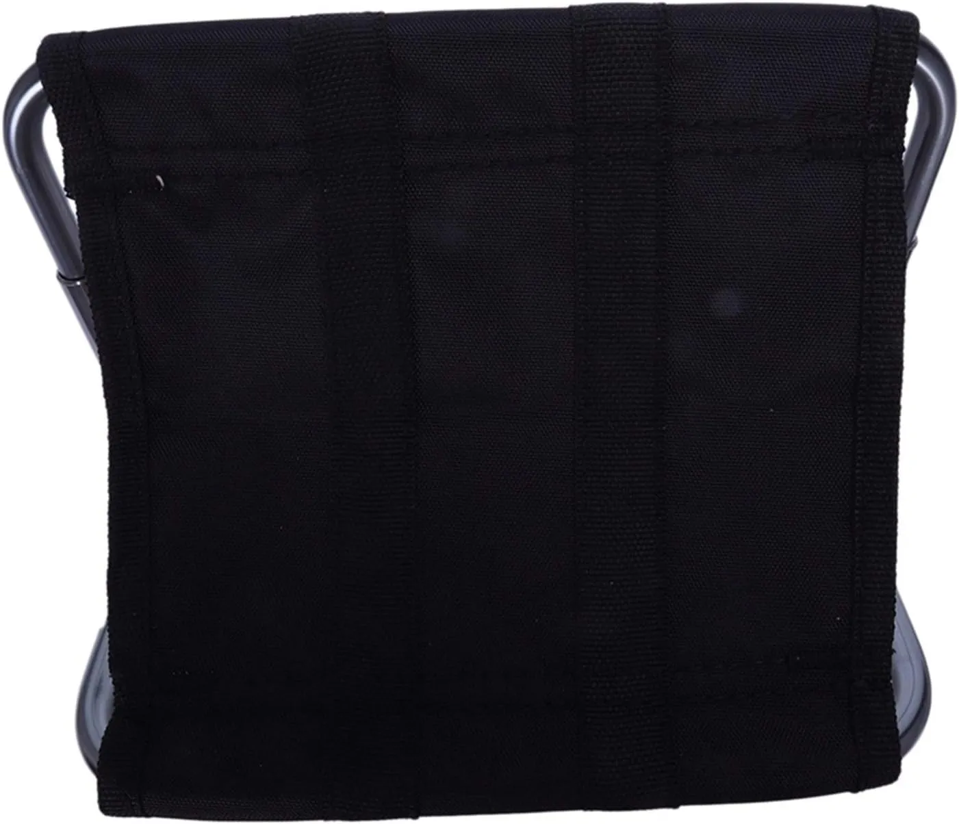 Camping Stool, Small Folding Chair, The Portable Folding Aluminum Oxford Fabric Chair Outdoor Terrace Fishing Camping Belt Tote Bag Black
