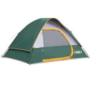 Camping Tent 4 Person Waterproof Windproof Tent w/ Rainfly Easy Set up, Portable Dome Tents for Camping