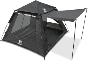 Camping Tent with Instant Setup, Waterproof Tent, 1-2 Person Easy Quick Setup Dome Family Tents for Camping