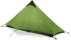 Camping Tents,2022 New Version 230cm Ultralight Camping 3/4 Season 15d Silnylon Rodless Tent (Color : Green, Size : 1P 4 Season)