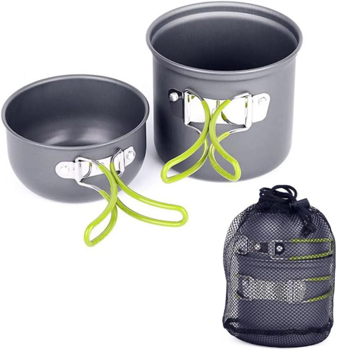 Camping Tools Cooking Pan Folding Pot Camping Cookware Mess Supplies for