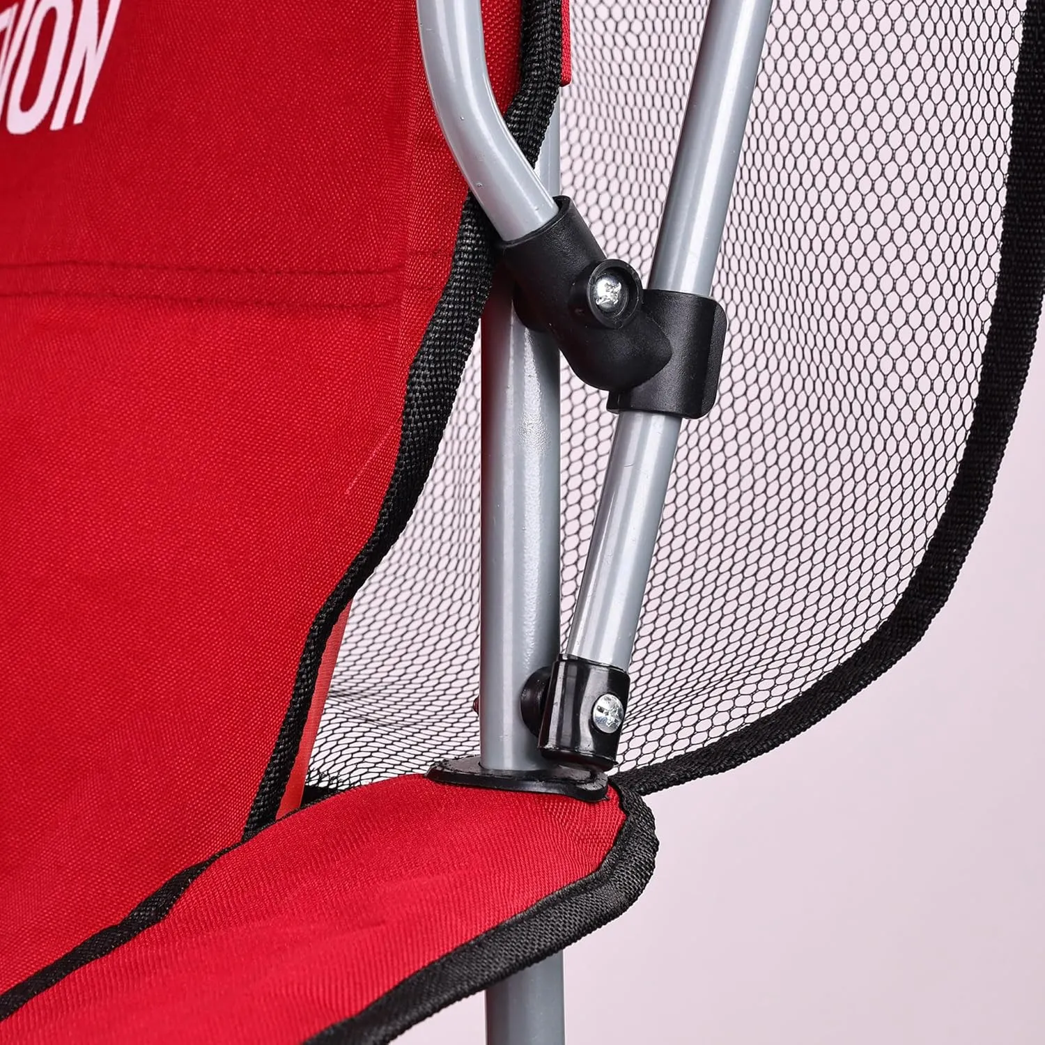 Canopy Chair Folding Camping Recliner Support with Carrying Bag, Burgundy