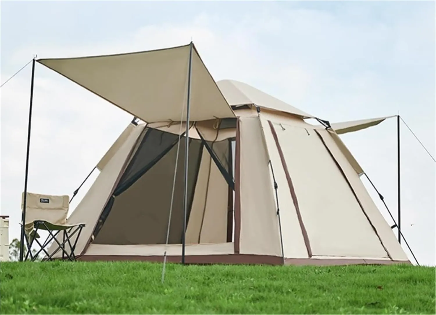 Canopy Tent Outdoor Camping Portable Picnic Park Double Layer Tent
