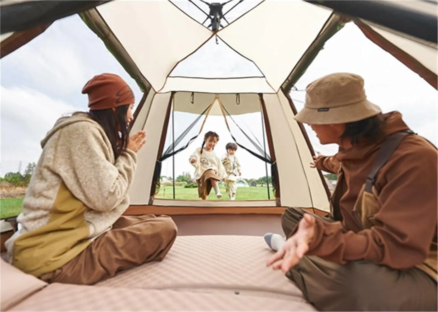 Canopy Tent Outdoor Camping Portable Picnic Park Double Layer Tent