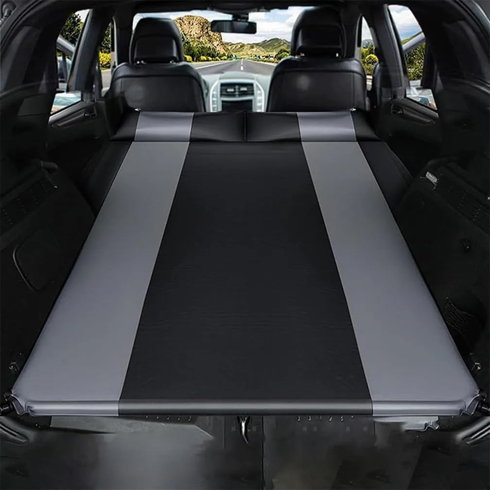 Car Inflatable Mattress, for Jeep Grand Cherokee L 6-Seater 2021-2025 Outdoor Camping Travel Portable Sleeping Pad AdjustableWear Resistant, Auto Accessories,A-Black