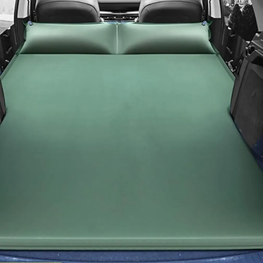 Car Inflatable Mattress, for Toyota Sequoia 2023-2024 Outdoor Camping Travel Portable Sleeping Pad AdjustableWear Resistant, Auto Accessories,F-Green