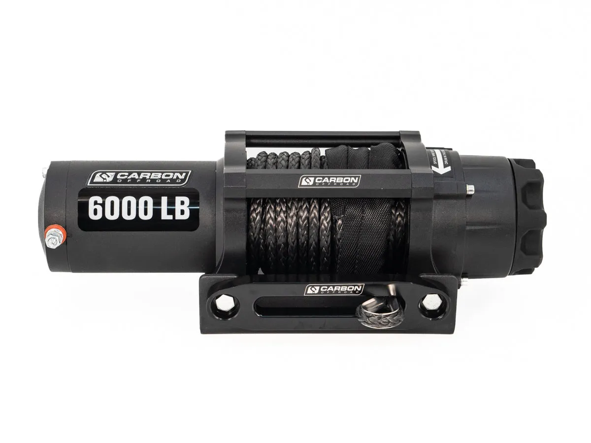 Carbon Offroad Long Drum 6000lb ATV/Small 4X4 Winch