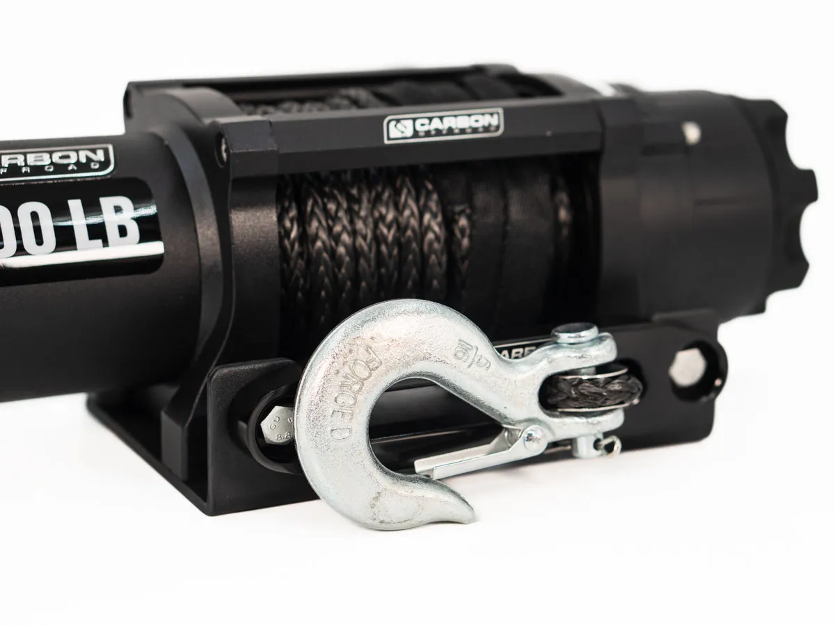 Carbon Offroad Long Drum 6000lb ATV/Small 4X4 Winch