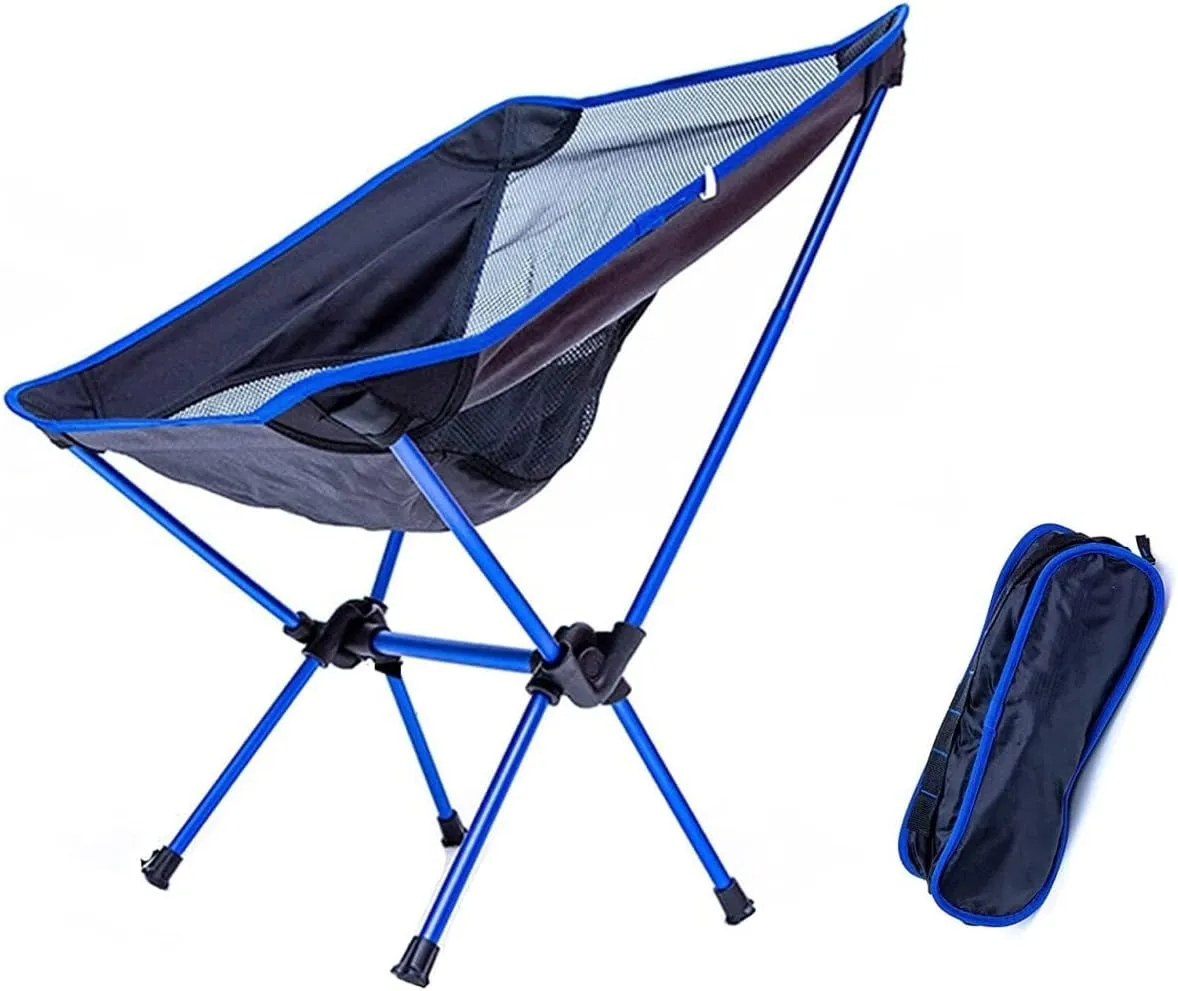 Chair for Outdoors, Outdoor Leisure Beach Chair Rest Lunch Break Seat Portable Folding Mesh Chair Folding Backpacking Chair for Camping Picnic Chair for Adults