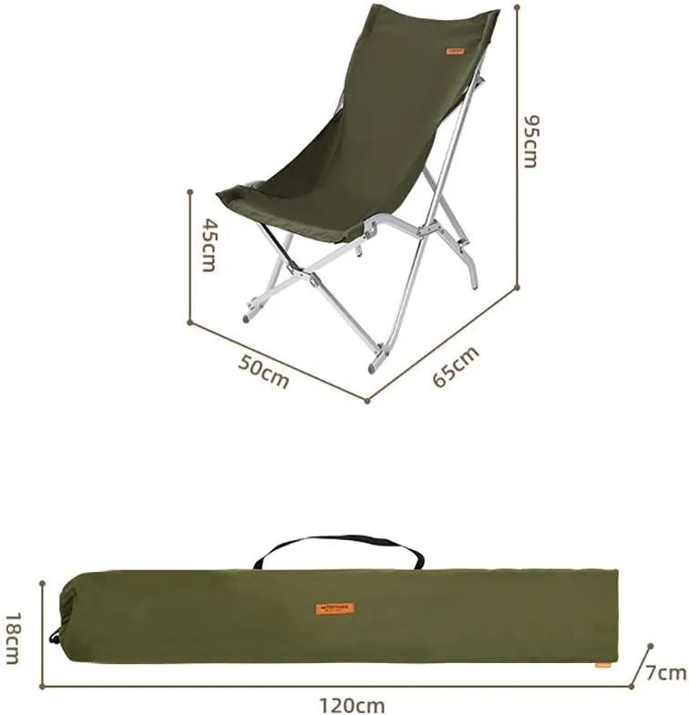 Chairs High Back Folding Camping Chair Portable Camping Quad Folding Chair Carry Bag Included for Beach Hiking Fishing Spectator Folding Chairs,Brown, Green