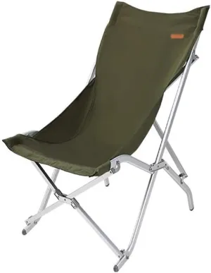 Chairs High Back Folding Camping Chair Portable Camping Quad Folding Chair Carry Bag Included for Beach Hiking Fishing Spectator Folding Chairs,Brown, Green