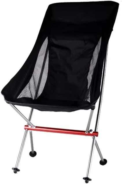 Chairs Portable Camping Chairs Mesh Breathable Back Lightweight Compact Folding Chair for Outdoors Carry Bag Included Folding Chairs,Grey