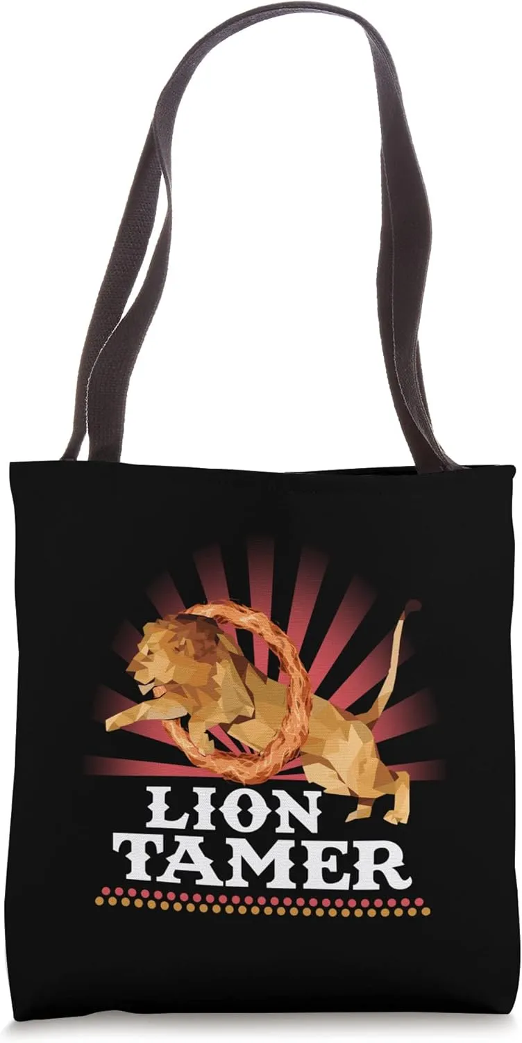 Circus Artist Showman Circus Staff Lion Performances Tote Bag