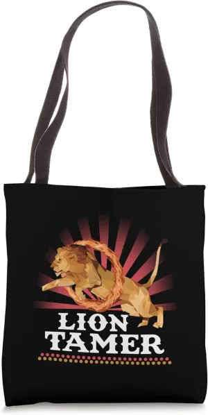 Circus Artist Showman Circus Staff Lion Performances Tote Bag