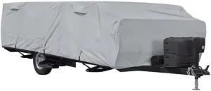 Classic Accessories Over Drive PermaPRO Folding Camping Trailer Cover, Fits 14'-16'L, RV Cover, Camper Cover, Travel Trailer Cover