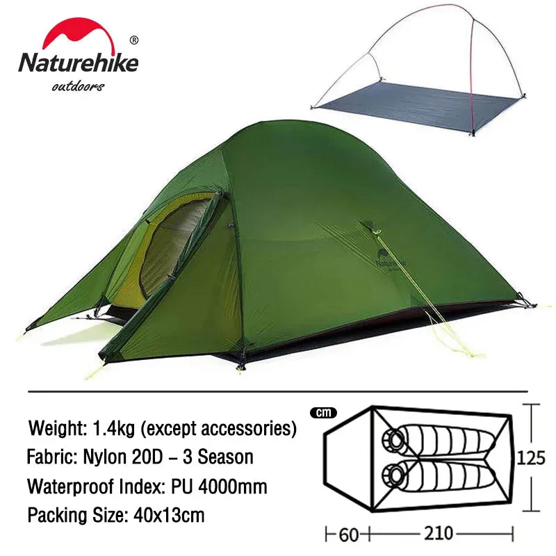 Cloud Up Ultralight Waterproof Camping Tent