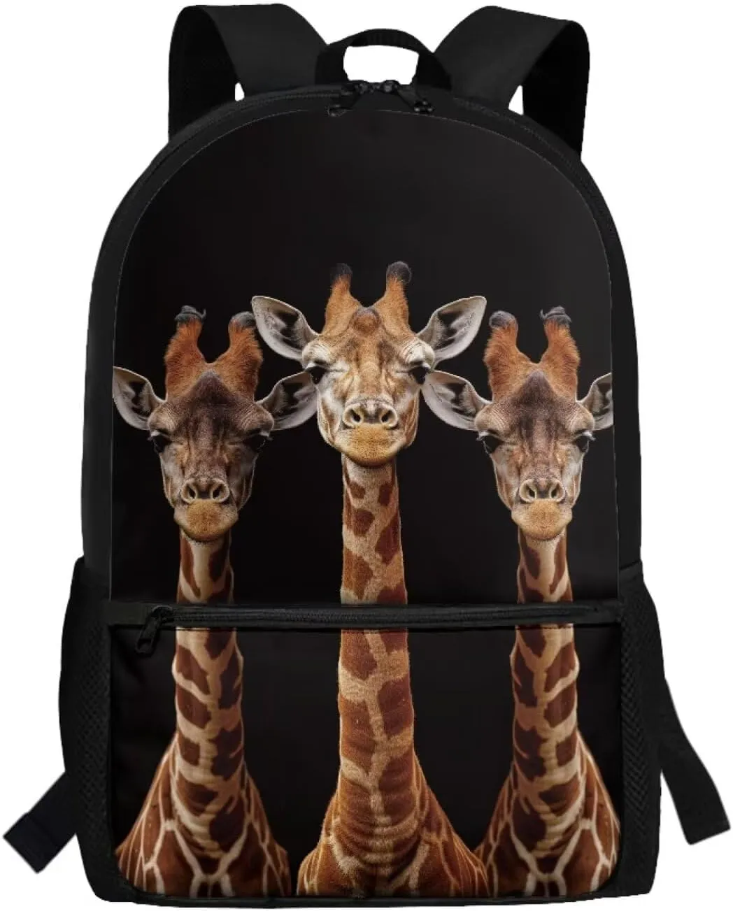 Coldinair 3D Giraffe School Backpack for Teens Boys Boys Bookbag 10-12 Years Old Large Backpack for Elementary Middle School Children's School Bag Rucksack with Water Bottle Pocket