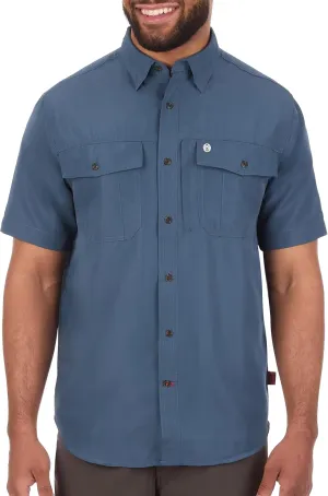 Coleman Mens UPF 40  Ultra Lightweight Quick Dry Short Sleeve Guide Shirt Outdoor for Fishing Hiking Camping