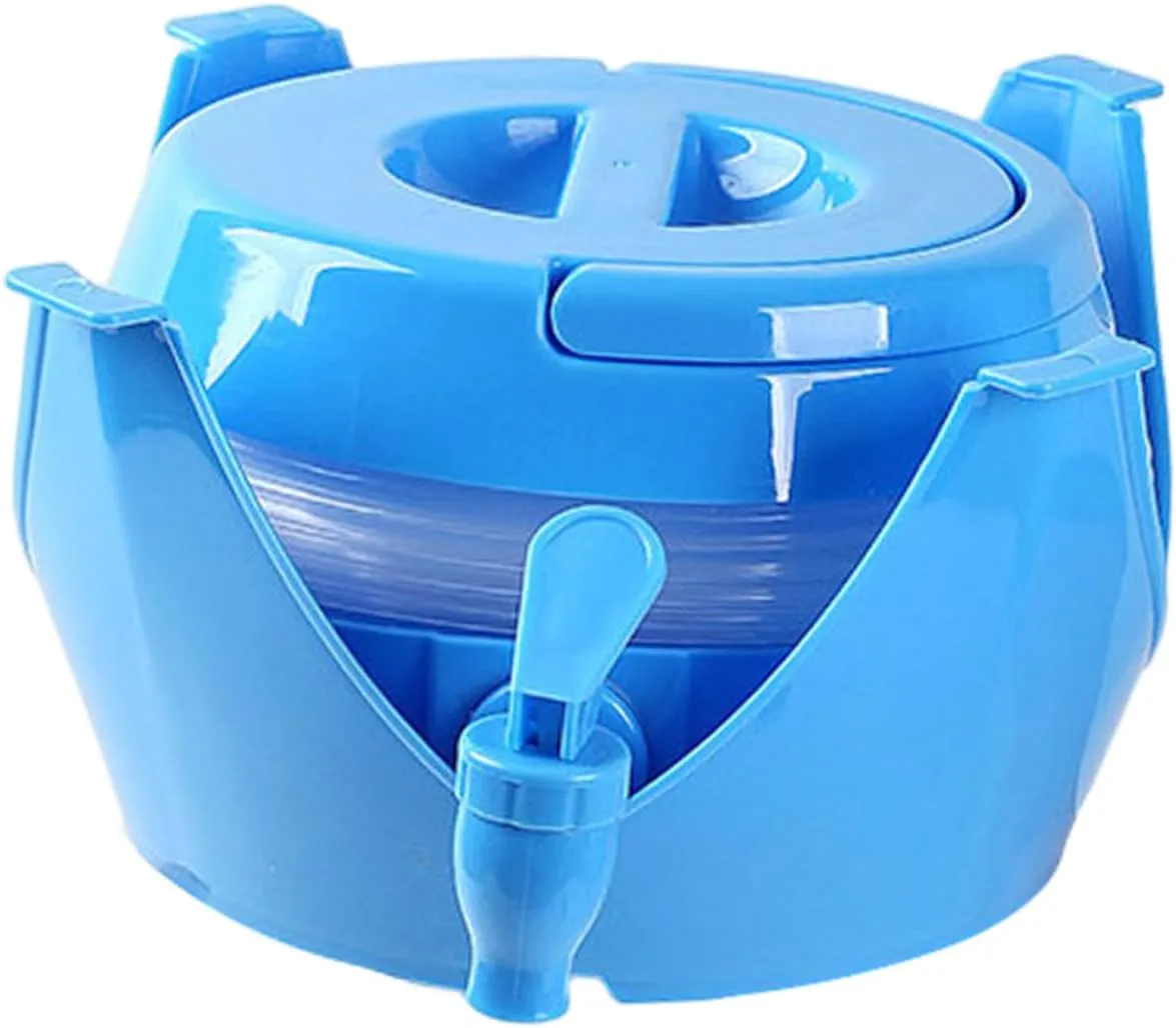 Collapsible Water Jug Portable Drink Dispenser 5 Gallon Capacity Car Camping Accessory Foldable Water Tank for Outdoor Activities