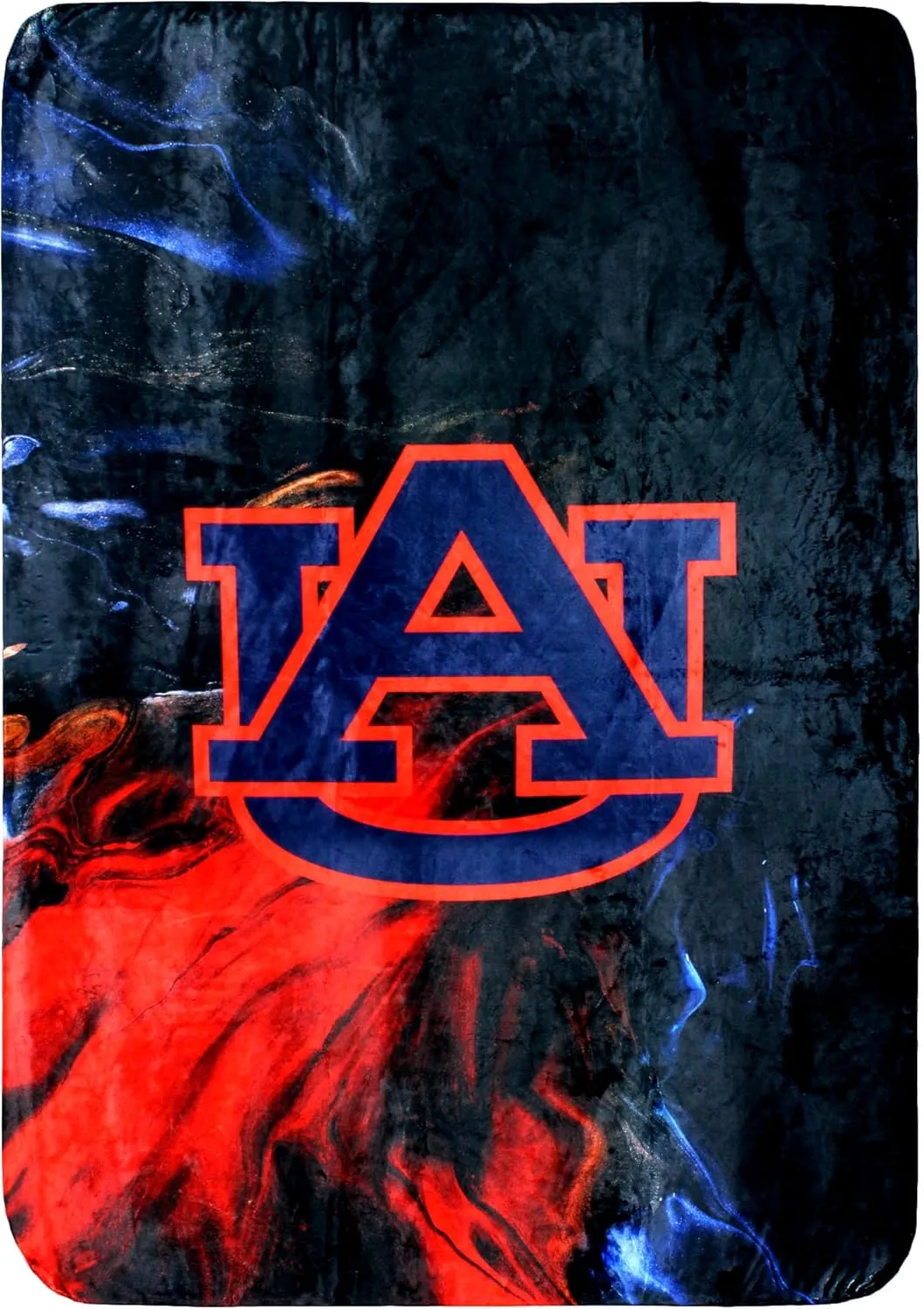 College Covers Everything Comfy Auburn Tigers Color Swept Soft Throw Blanket, 30" x 40"