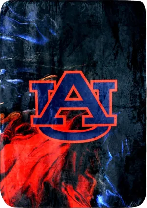 College Covers Everything Comfy Auburn Tigers Color Swept Soft Throw Blanket, 30" x 40"