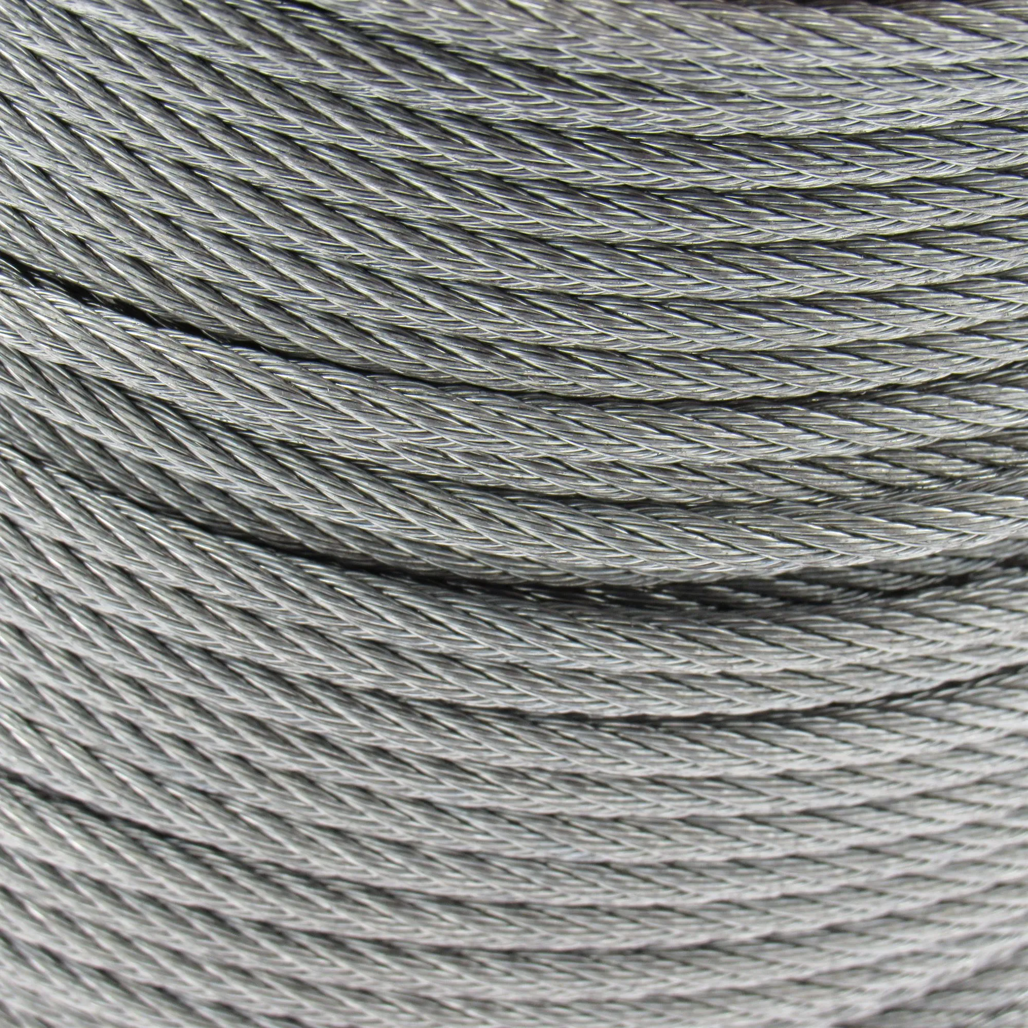 Compact Reel Rope Marine) 7 x (100M Rigging 6 Cable 6x7 Steel Wire Galvanised Global express 2.5MM