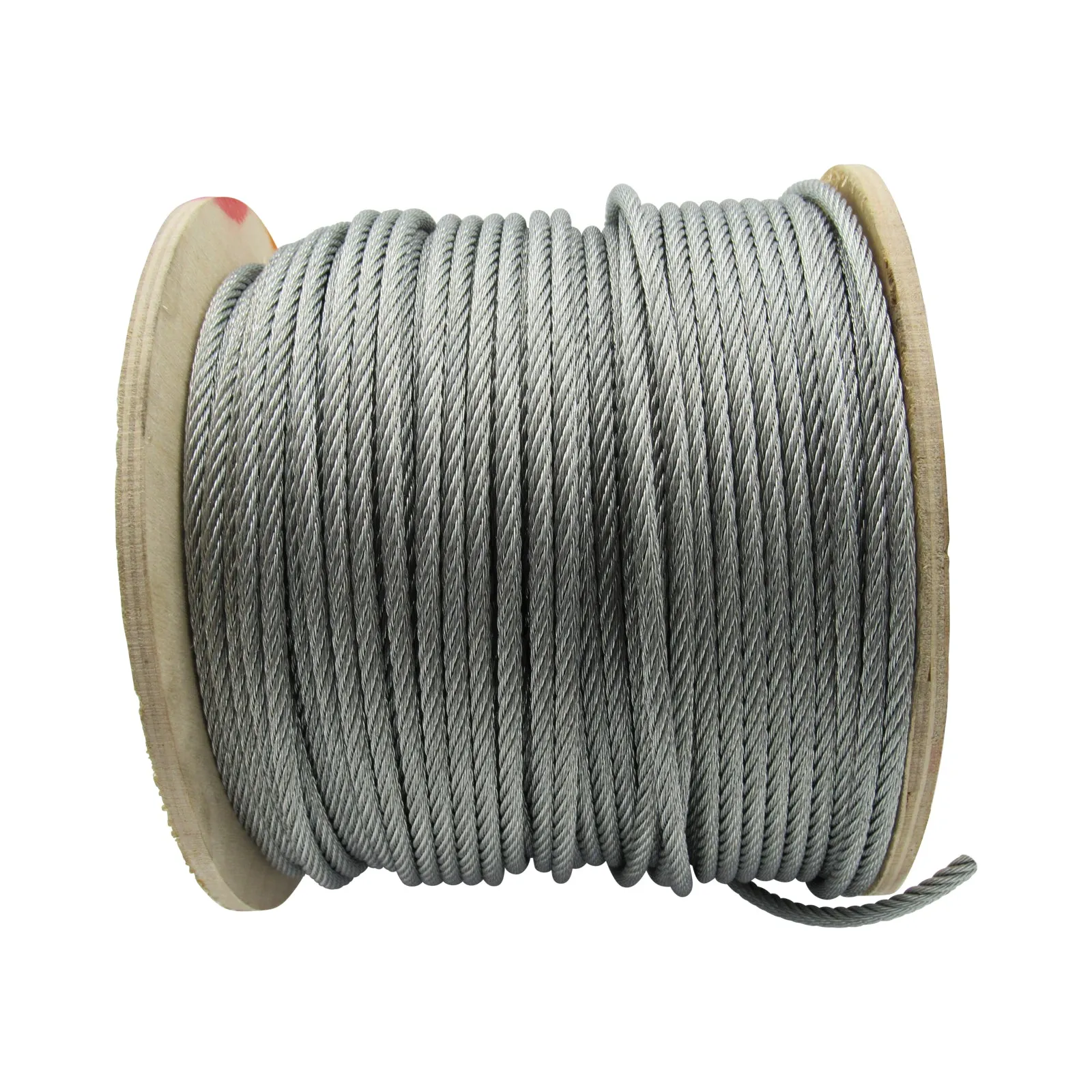 Compact Reel Rope Marine) 7 x (100M Rigging 6 Cable 6x7 Steel Wire Galvanised Global express 2.5MM