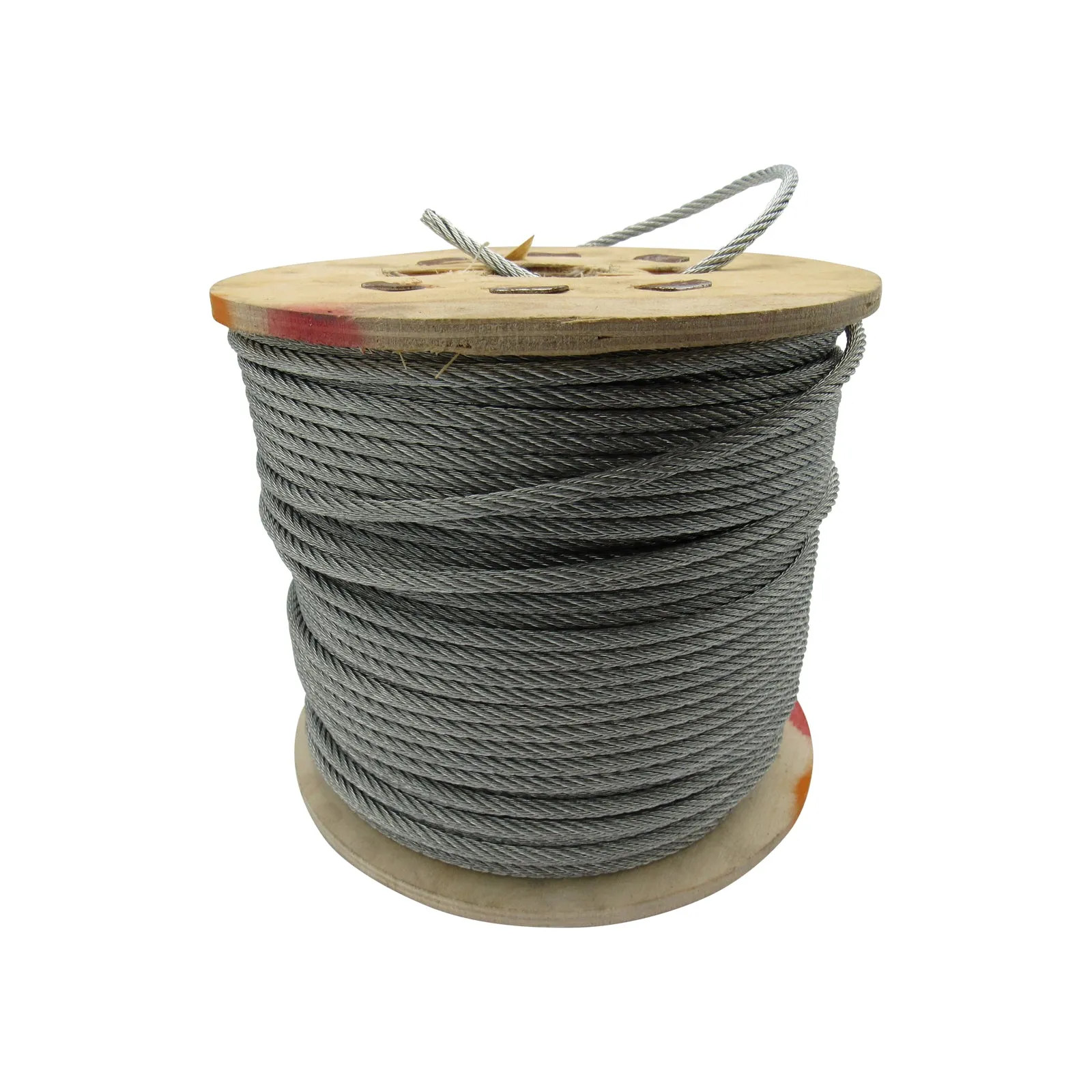 Compact Reel Rope Marine) 7 x (100M Rigging 6 Cable 6x7 Steel Wire Galvanised Global express 2.5MM