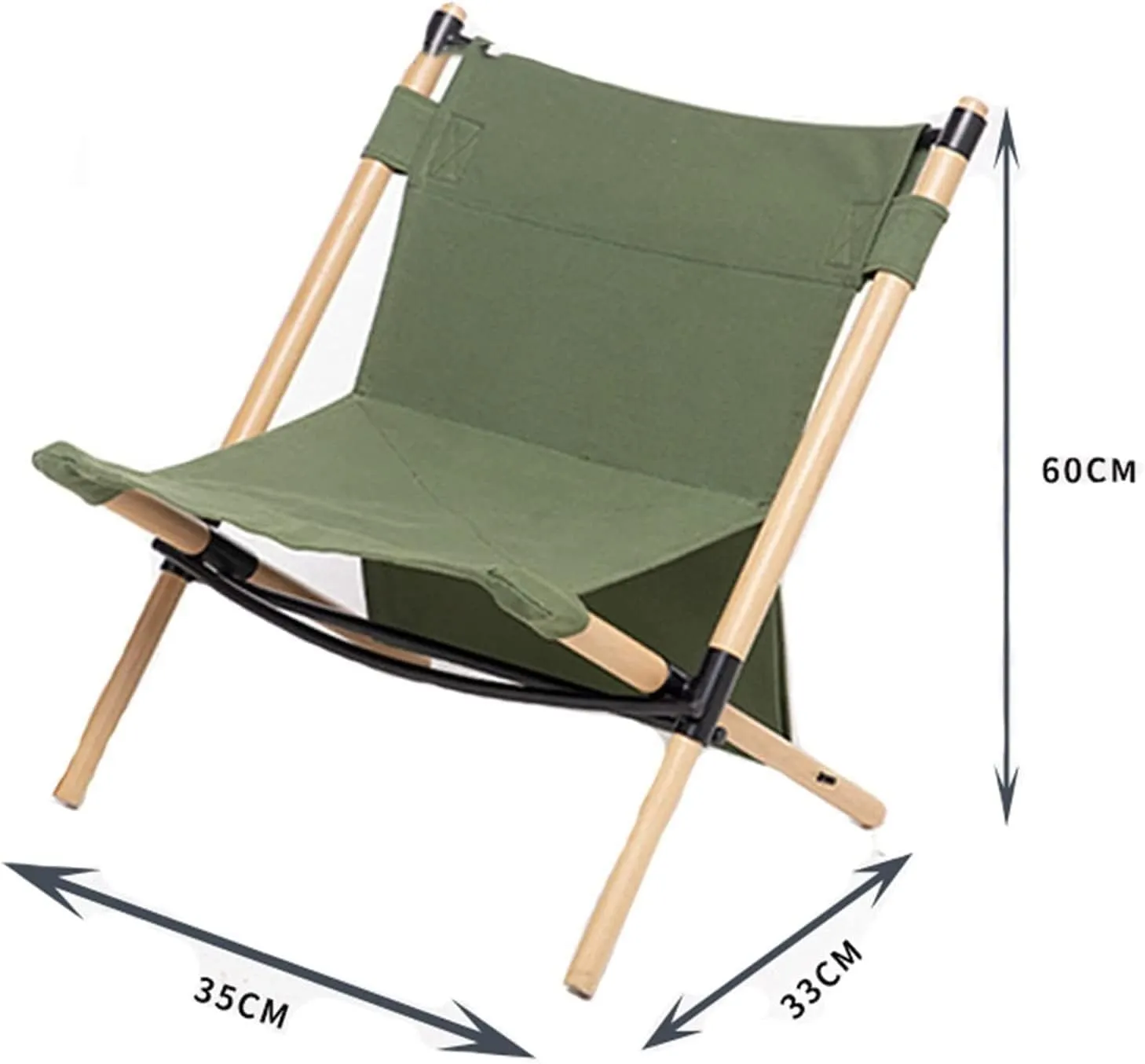 Computer Chair, Camping Chairs Outdoor Furniture Beach Chairs Folding Chair Outdoor Break Solid Wood Recliner Folding Canvas Seat Stool for Outdoor Pool Leisure Beach Lounge Folding Chairs Patio Chai