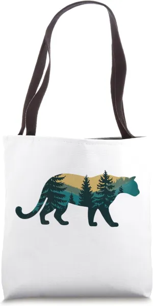 Cougar Lover Hunting Hiking Outdoor Camping Forest Men Women Tote Bag