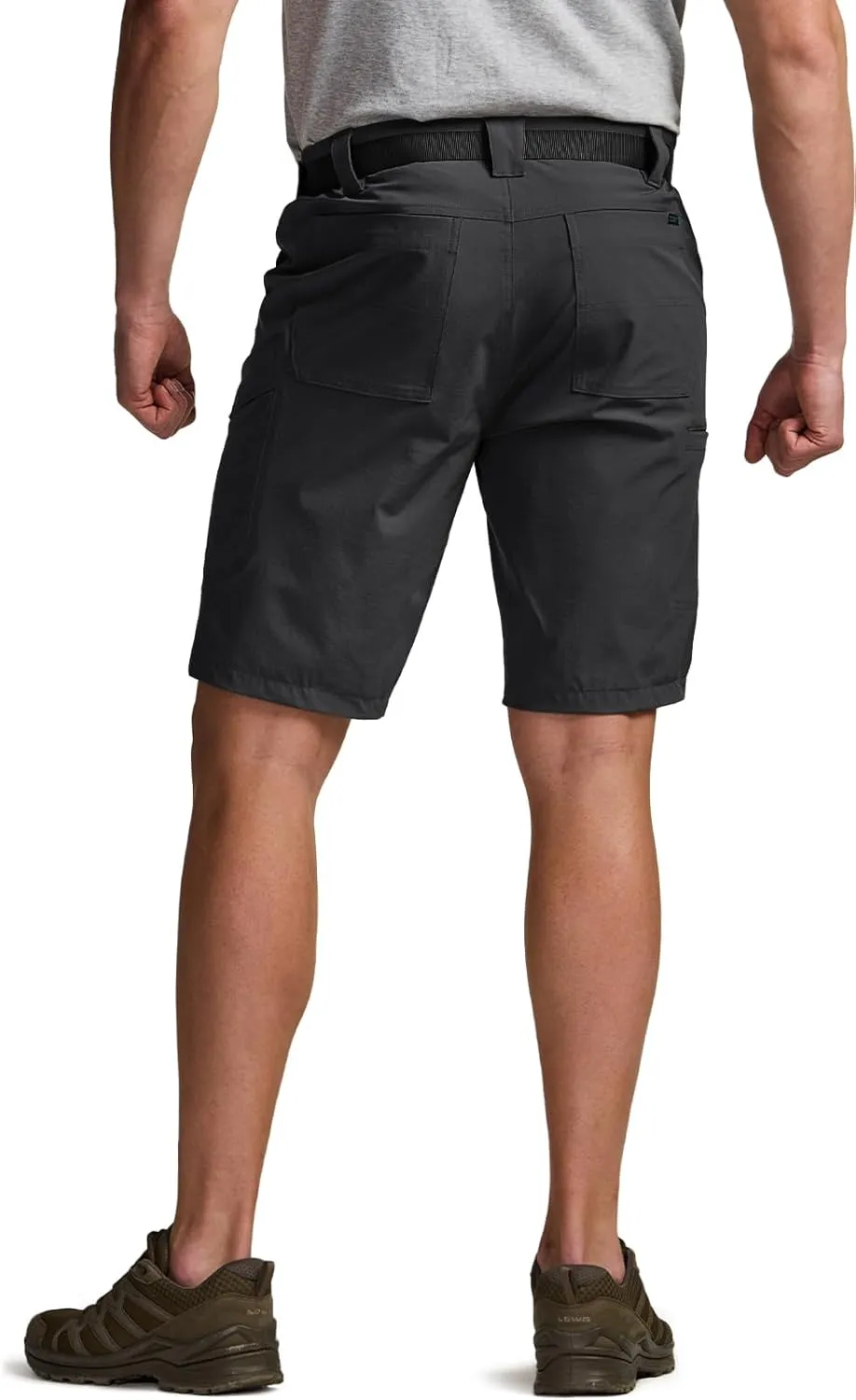 CQR Men's Hiking Cargo Shorts, Quick Dry Stretch Tactical Outdoor Shorts, Lightweight Camping Golf Shorts with Multi Pockets