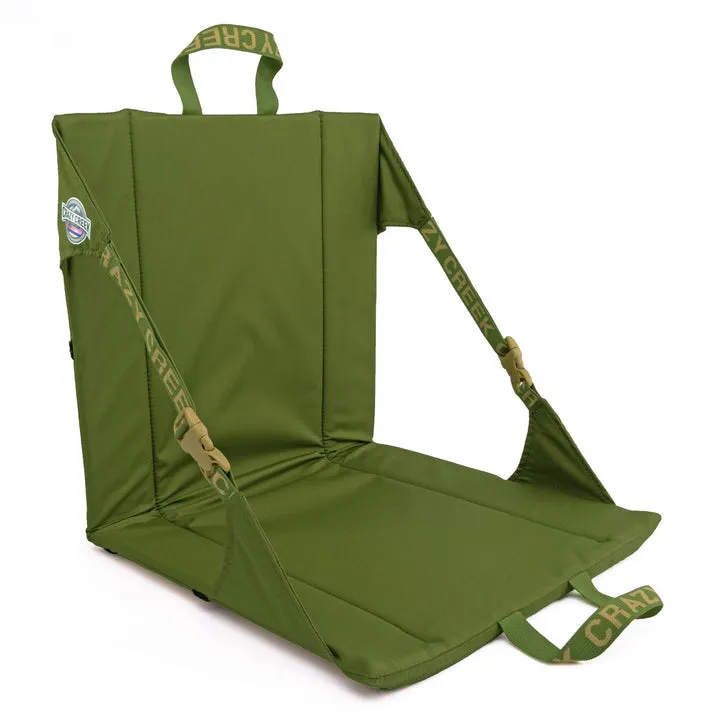 Crazy Creek Lightweight Outdoor Camping Original Chair - Army Green