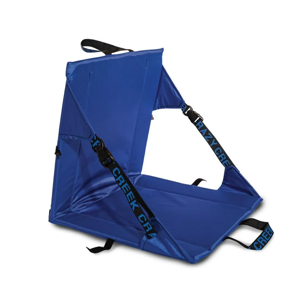 Crazy Creek Lightweight Outdoor Camping Original Chair - Blue