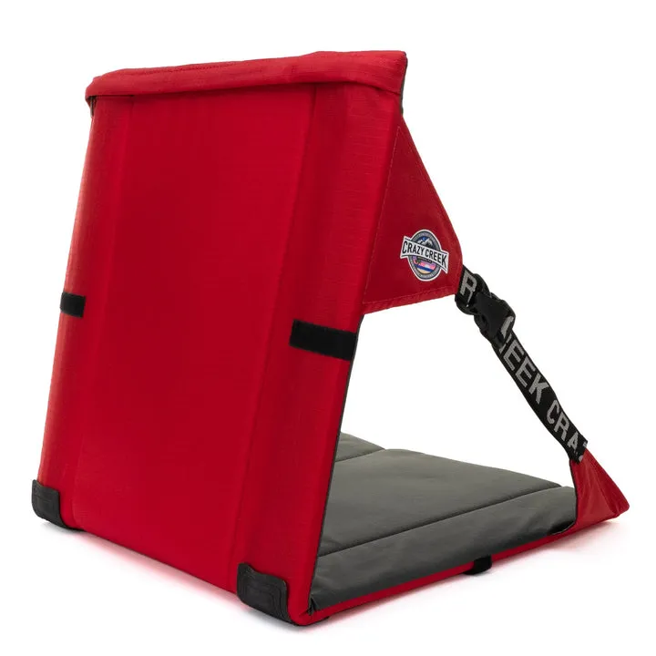 Crazy Creek Lightweight Outdoor Camping Original Chair - Red