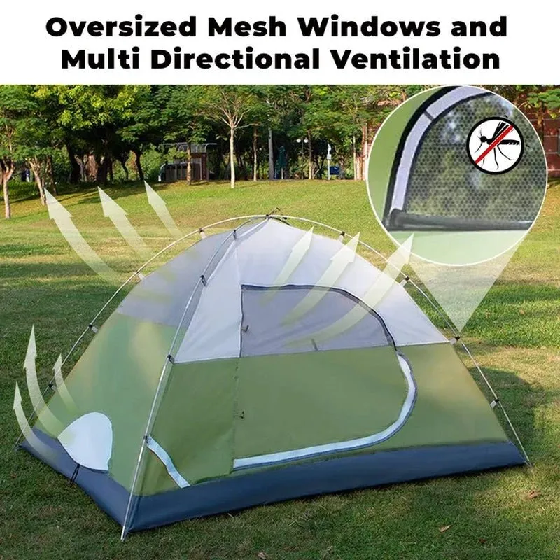 croosse waterproof lightweight camping tent for 2/4 people