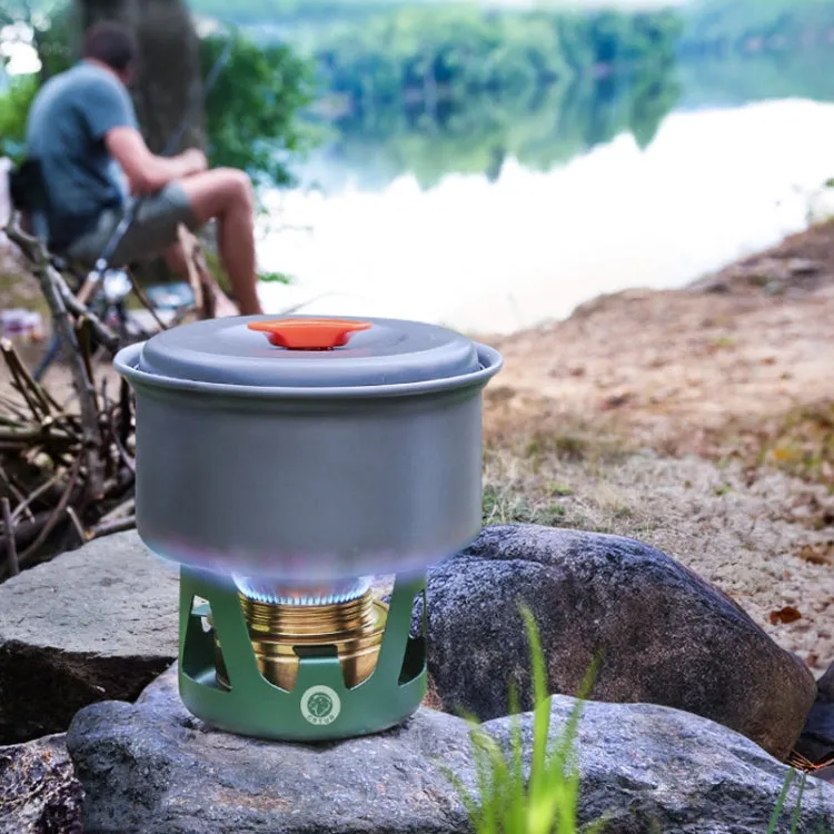 CSTUR Y2218 Outdoor Ultralight Aluminum Stove Camping Fishing Portable Liquid Alcohol Stoves(Bronze)