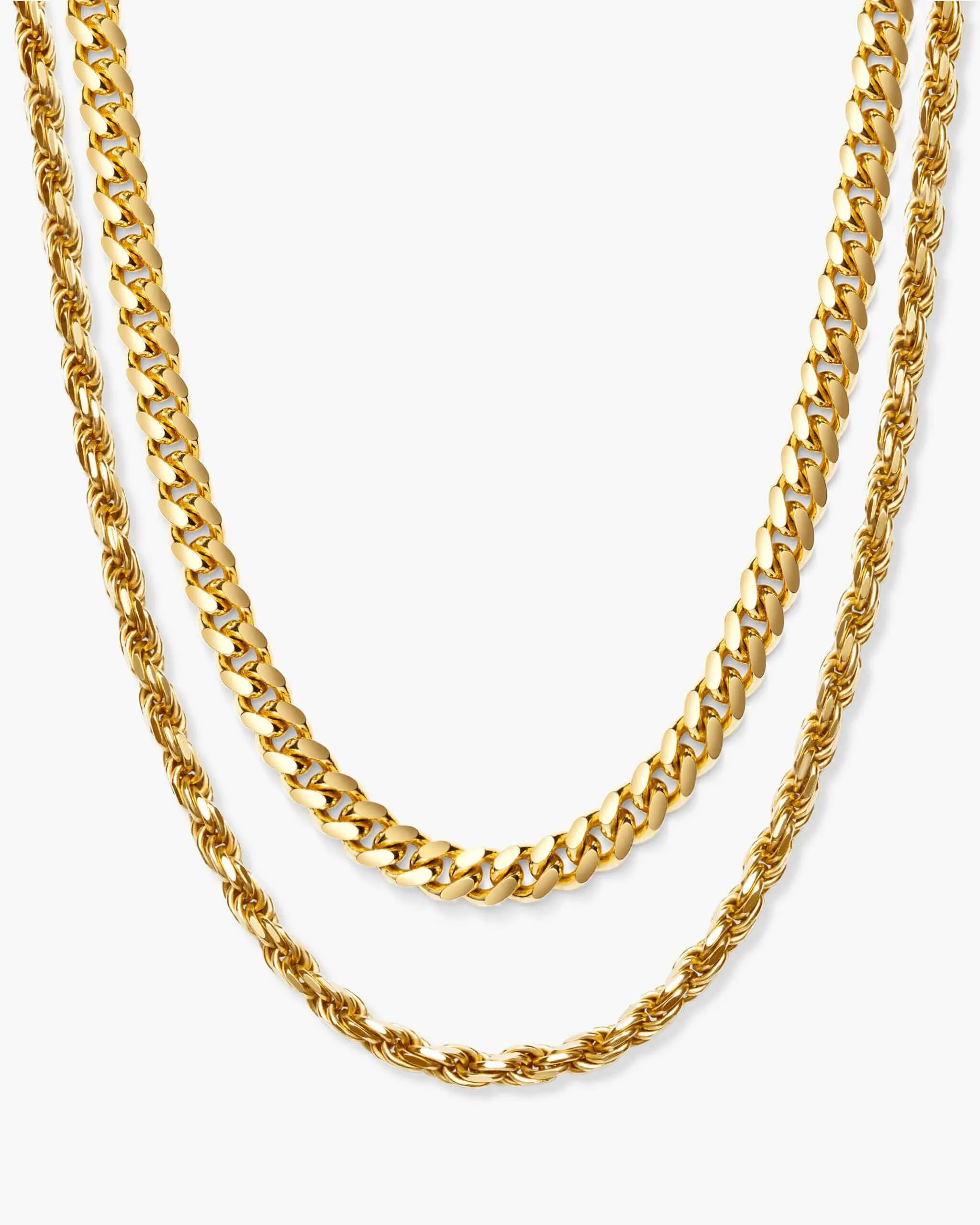 Cuban   Rope Chain Stack
