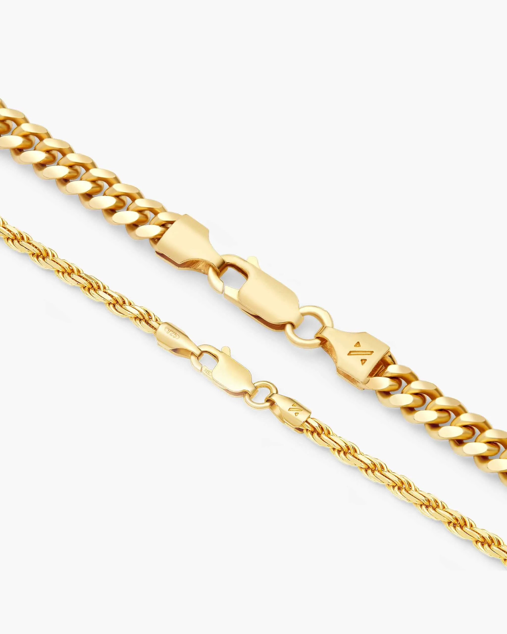 Cuban   Rope Chain Stack