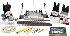 Custom Rod Building Starter Supply Kit FSB-2 - Complete Tool & Supply Kit for DIY Fishing Rod Building & Repairs