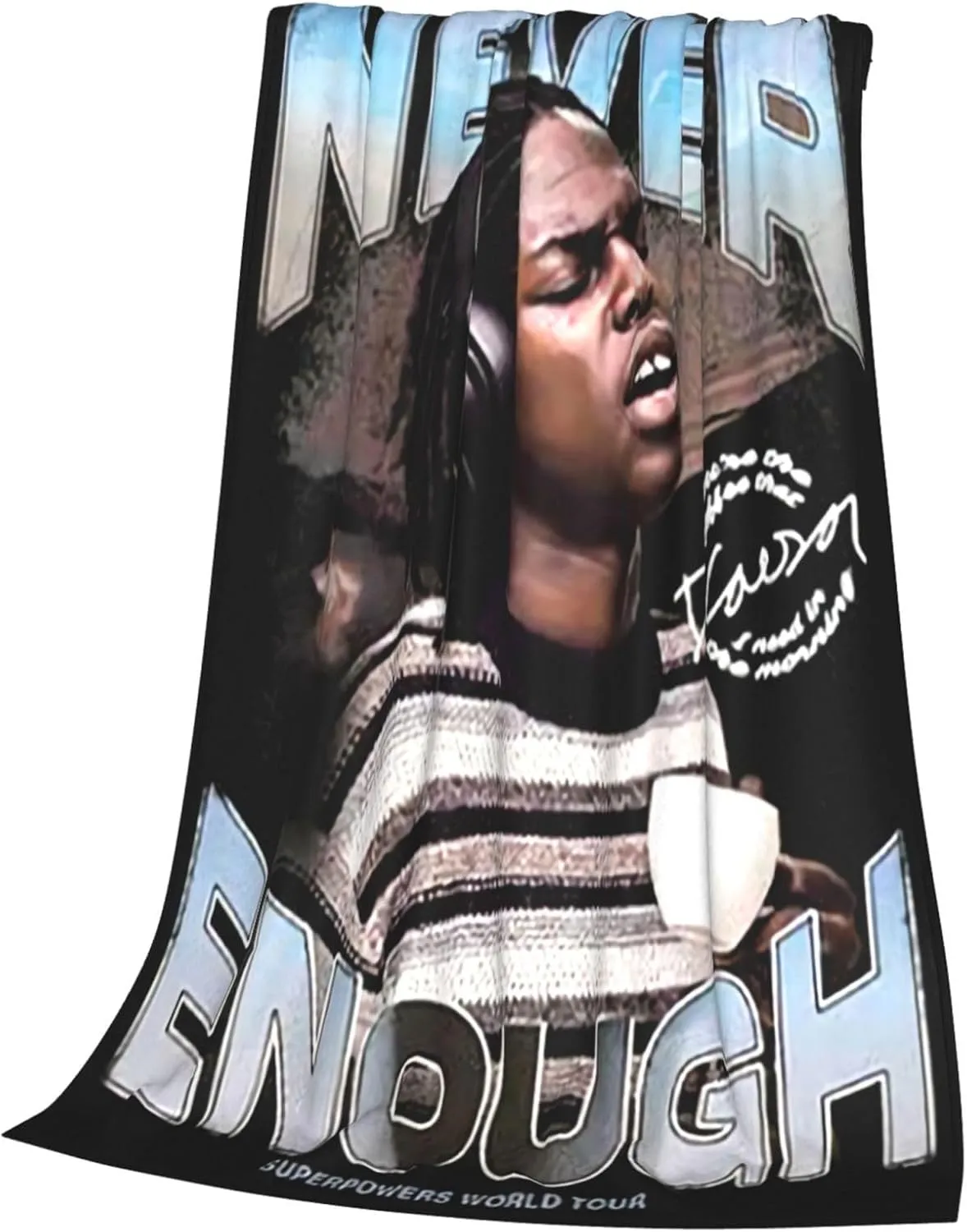 Daniel Music Caesar Fleece Throw Blanket Flannel Air Conditioning Quilt for Couch Camping Travel 60"x50"