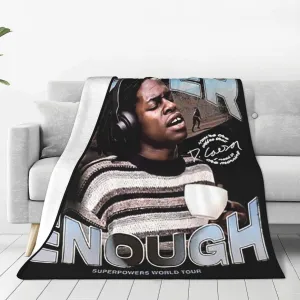 Daniel Music Caesar Fleece Throw Blanket Flannel Air Conditioning Quilt for Couch Camping Travel 60"x50"