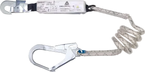 Delta Plus SPIRAL AN208S200AD – Compact Energy-Absorbing Lanyard with Patented System for Short