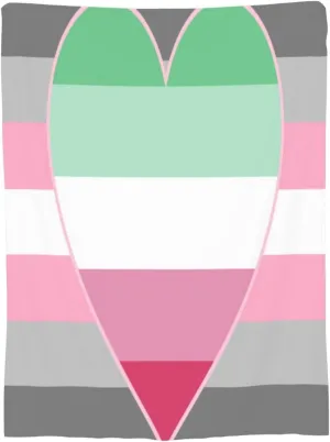 Demigirl Abro-Pride Flag LGBTQ Indulge in Luxury: Ultra-Soft Flannel Throw - Ideal for Sofa, Bed, and Bedroom 50"x40" - Order Now!