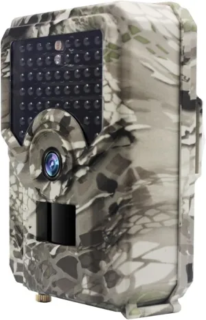 Dpofirs 1080P 16MP Trail Camera, Hunting Camera Wildlife Portable IP56 Waterproof Camera with Infrared Sensors for Wildlife Monitoring