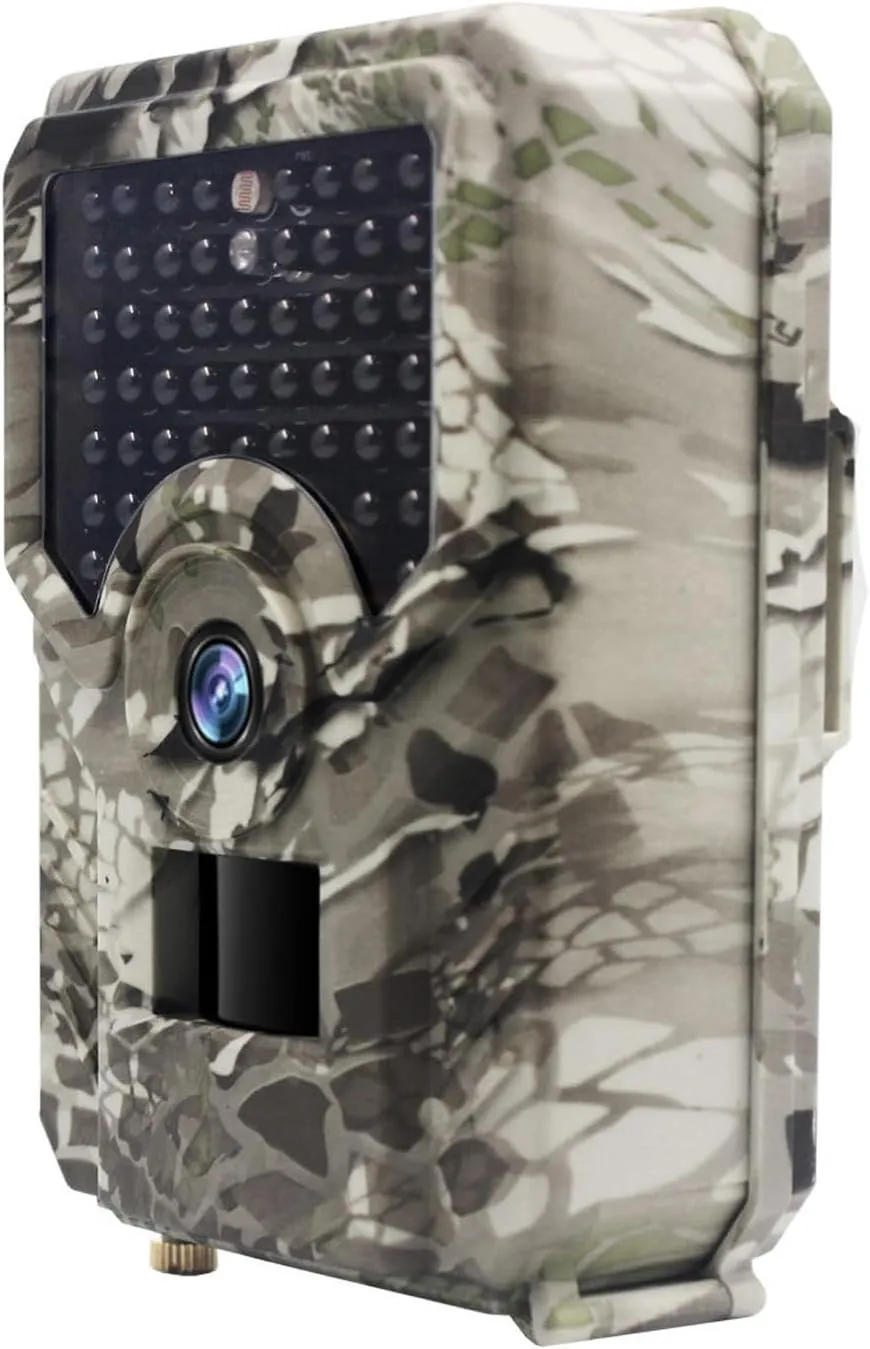 Dpofirs 1080P 16MP Trail Camera, Hunting Camera Wildlife Portable IP56 Waterproof Camera with Infrared Sensors for Wildlife Monitoring