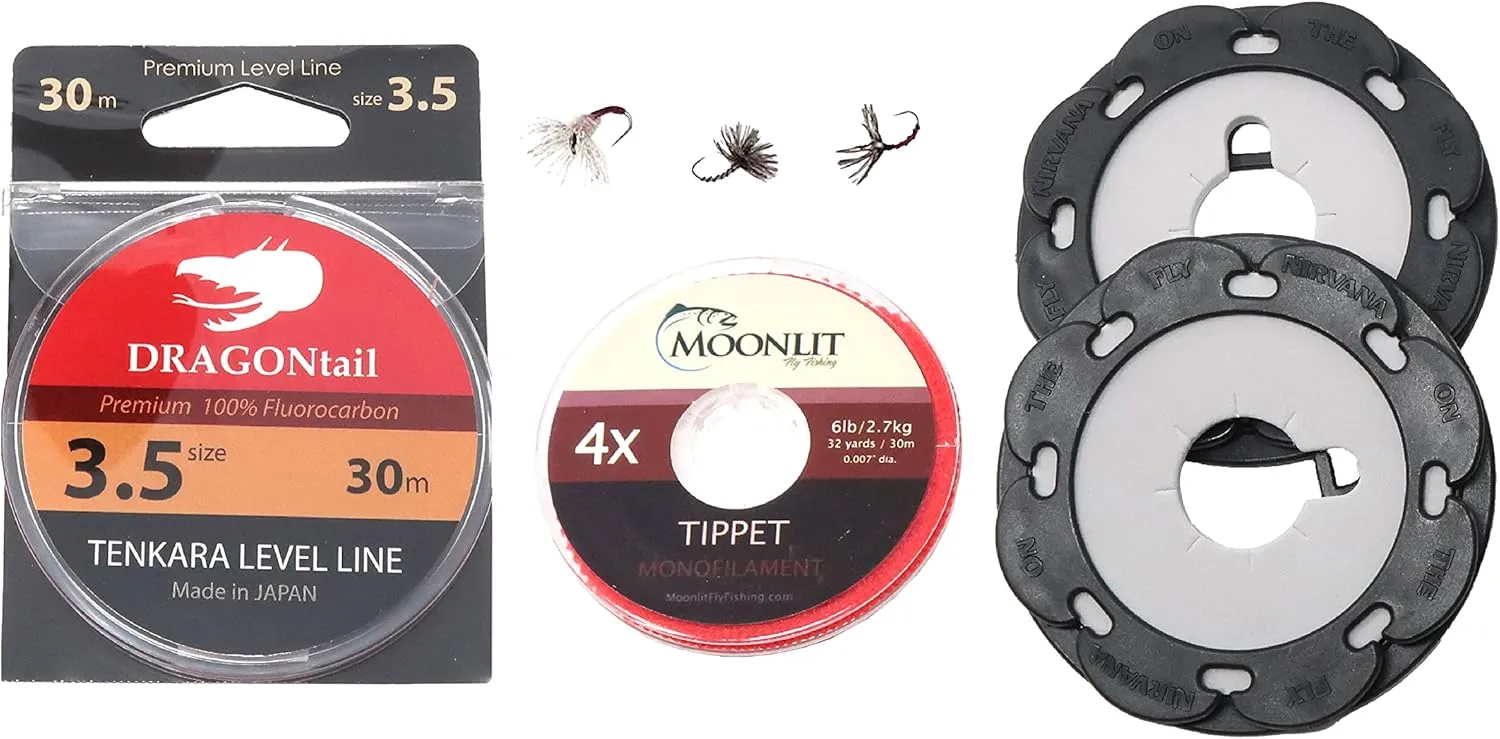 DRAGONtail Basic Tenkara Level Line Starter Kit