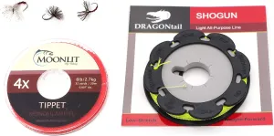DRAGONtail Basic Tenkara Starter Kit with Premium Furled line (Rod not Included)